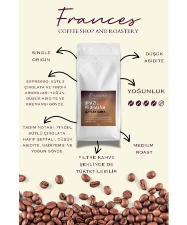 FRANCES Brazil Pedralva Santa Catarina Yellow Bourbon 1kg - Rich Fruity and Sweet Coffee Experience - Buy Online on GoSupps.com