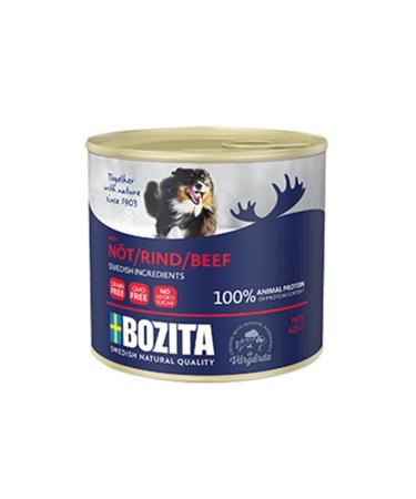 Bozita Steak Grain-Free Adult Dog Canned Food 625 gr