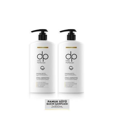 dp Daily Perfection Shampoo Cotton Milk 800 ml X 2 Pieces