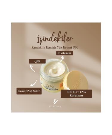 BALEA Anti-Wrinkle Face Cream Q10 SPF 30 50 ml