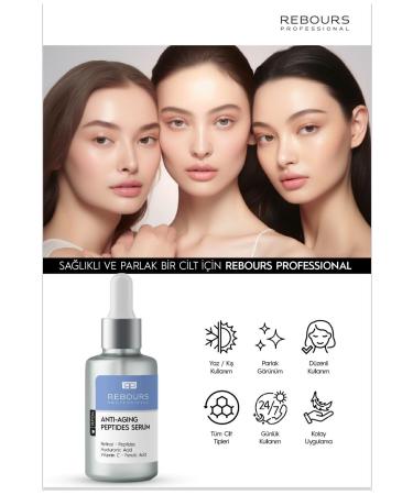 Rebours Professional Anti-Aging Peptide Serum Retinol Peptides Hyaluronic Acid Ferulic Acid 30 - Buy Online on GoSupps.com