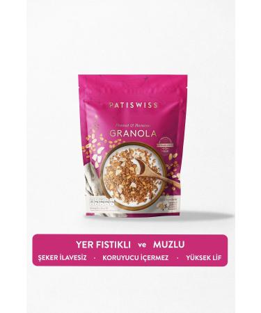 Patiswiss Peanut Banana Granola Doypack 300g