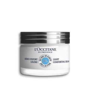 L'Occitane Shea Butter Light Comforting- Moisturizing Face Cream with Natural Shea Butter 50ML