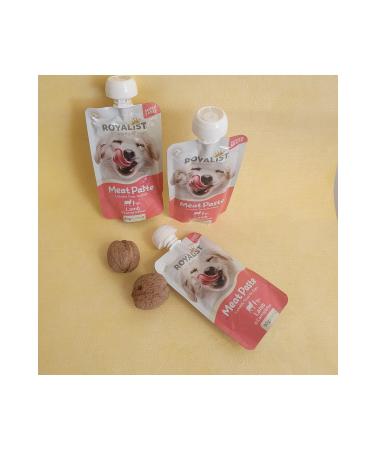 KORKMAZ PACKAGING Meat Paste for Cats Vitamin Depot Lamb Paste 90 gr (12 Pieces E 3 Pieces Free)