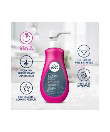Veet Professional 2 Minute Full Body Hair Removal Cream 400ML - Buy Online on GoSupps.com