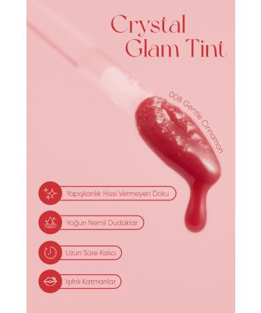 CLIO Non-sticky Intense Shimmer Tint Clio Crystal Glam Tint (08 Gentle Cinnamon) - Buy Online on GoSupps.com