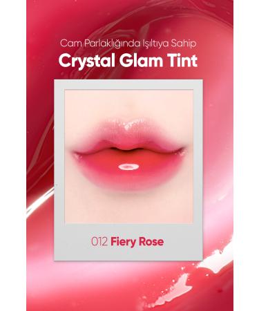 CLIO Non-sticky Intense Shimmer Tint Clio Crystal Glam Tint (12 Fiery Rose) - Buy Online on GoSupps.com