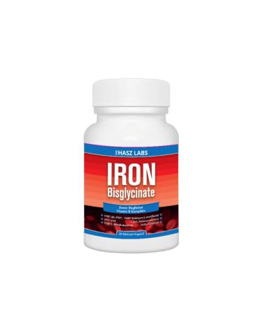 HASZ LABS Iron Bisglicinate & Vitamin B Complex 30 Capsules