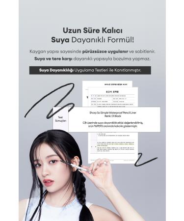 CLIO Waterproof Fine-Tip Eyeliner CLIO Sharp So Simple Waterproof Pencil Liner (005 Ash Brown) - Buy Online on GoSupps.com