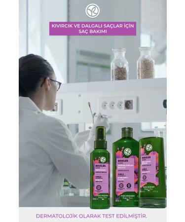 Yves Rocher Natural Frizz Clarifying Shampoo For Curly and Wavy Hair That Lasts All Day Long eleg.2795 - Buy Online on GoSupps.com