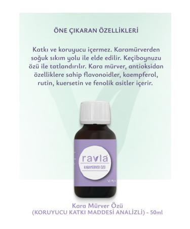 Ravla Black Elderberry Extract (Preservative Additive Analysis) - 50ml - Buy Online on GoSupps.com