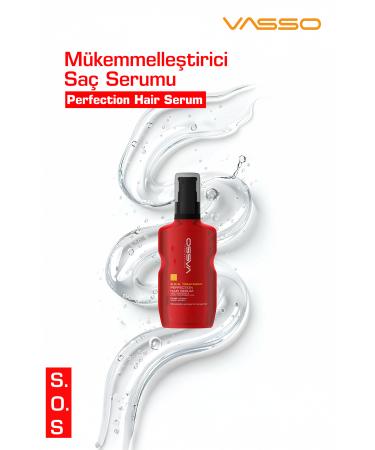 VASSO WOMEN Keratin Emergency Rescue Split End Repair Serum for Extremely Damaged Hair -hair Serum 100 ml - Buy Online on GoSupps.com