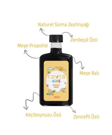Ravla Kids Propolis Mixture (Hmf Analysis) - 250ml - Buy Online on GoSupps.com