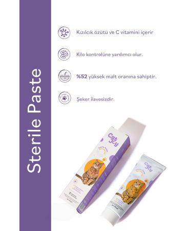 CATJOY Super 2 Pack Anti-hairball Malt Paste 100gr and Sterile Malt Paste 100gr - Buy Online on GoSupps.com