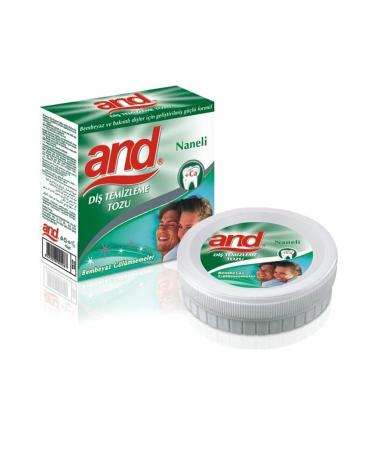 AND Teeth Polishing Powder Mint 40 gr