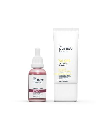 The Purest Solutions Revitalizing Skin Tone Equalizing Facial Peeling Serum 30 ml + SPF50 Sunscreen