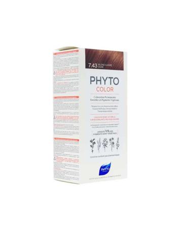 Phyto Color Herbal Hair Dye 7.43 - Blonde Copper Dore New Formula