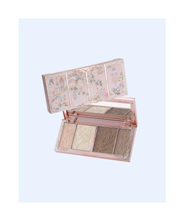 Cosmetics Flower Knows Butterfly Cloud Collar Contour Palette