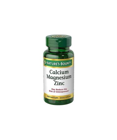 Natures Bounty Calcium Magnesium Zinc 100 Tablets