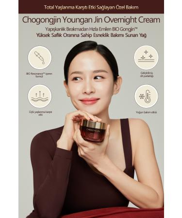 Missha Oriental Herbal Anti-Aging Night Care Cream CHOGONGJIN Youngan Jin Overnight Cream - Buy Online on GoSupps.com