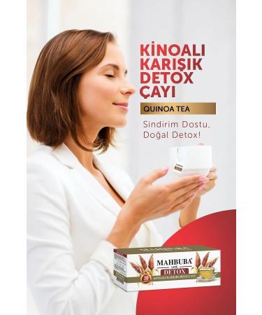 Mahbuba Weight Loss Helper Detox Quinoa Mixed Herbal Slimming Tea Form Diet (120 USES FOR 4 MONTHS) - Buy Online on GoSupps.com