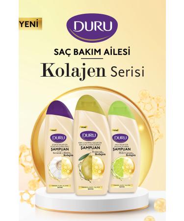 Duru Aloe Vera&menthol&collagen Anti-Dandruff Shampoo 3x500 ml - Buy Online on GoSupps.com