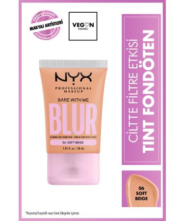 NYX Professional Makeup Blur Tint Skin Filter Effect Foundation - 06 Soft Beige