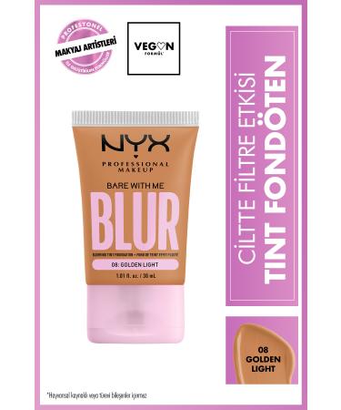 NYX Professional Makeup Blur Tint Skin Filter Effect Foundation - 08 Golden Light