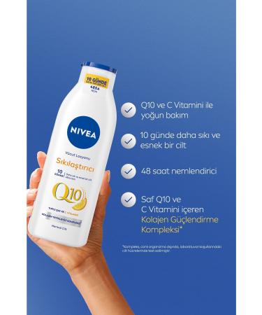 NIVEA Q10 Firming Vitamin C Body Lotion 250ml and Cherry Blossom Body Lotion 400ml Moisturizing - Buy Online on GoSupps.com