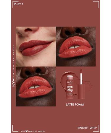 NYX Professional Makeup Smooth Whip Creamy Liquid Matte Lipstick - Latte Foam - Buy Online on GoSupps.com