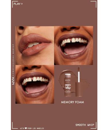 NYX Professional Makeup Smooth Whip Creamy Liquid Matte Lipstick - Memory Foam - Buy Online on GoSupps.com