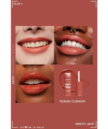 NYX Professional Makeup Smooth Whip Creamy Liquid Matte Lipstick - pushhin Cushion - Buy Online on GoSupps.com