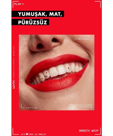 NYX Professional Makeup Smooth Whip Creamy Liquid Matte Lipstick - Icing On Top - Buy Online on GoSupps.com