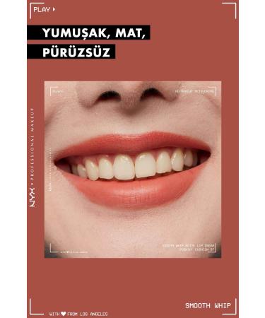 NYX Professional Makeup Smooth Whip Creamy Liquid Matte Lipstick - pushhin Cushion - Buy Online on GoSupps.com