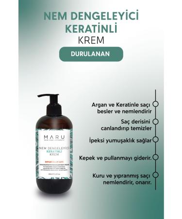 MARU Repairing Moisture Rinse Argan and Keratin Hair Care Conditioner 250 ml 8684091009498