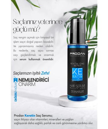 Prodan Keratin Hair Serum | Shine | Heat Protector-100 ml - Buy Online on GoSupps.com
