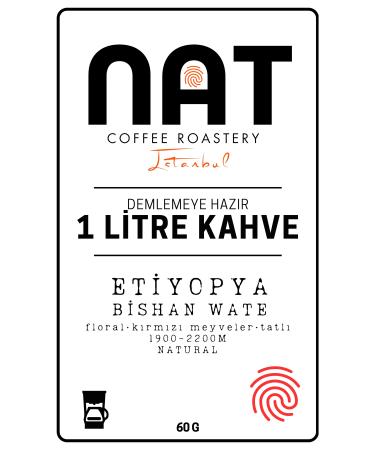 Nat Coffee Roasting Ethiopia Bishan Wate-Special Brew-1L Filter Coffee