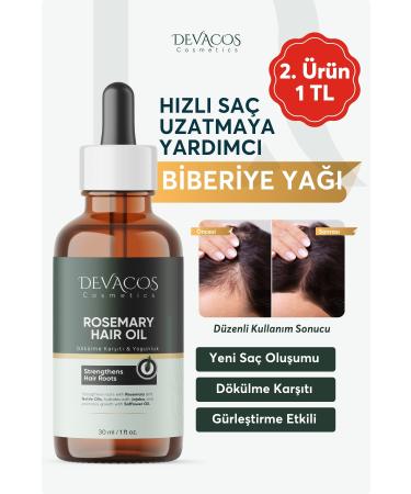 DEVACOS Rosemary Yeast Oil Complex Hair Loss and Damaged Hair Fast Hair Beard Growth Biotin Oil3