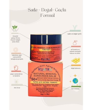 Kuatra Spf 50 Mineral - Natural Sunscreen Antiaging - Anti-Stain - Natural Bb/foundation - Buy Online on GoSupps.com