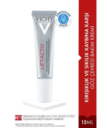 Vichy Skin Imperfections Eliminating Blemish Repairing Anti-Wrinkle Eye Care Cream 15 Ml PSSNS.671