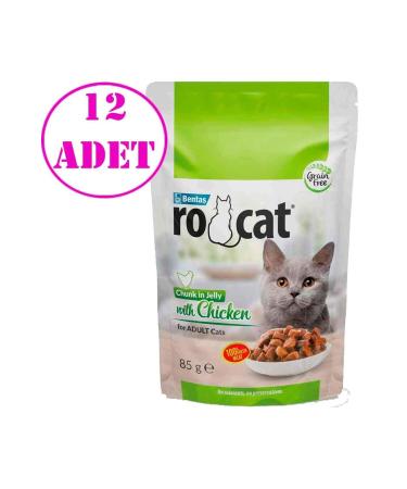 Rocat Ro Cat Chicken Cat Wet Food 85 Gr 12 AD
