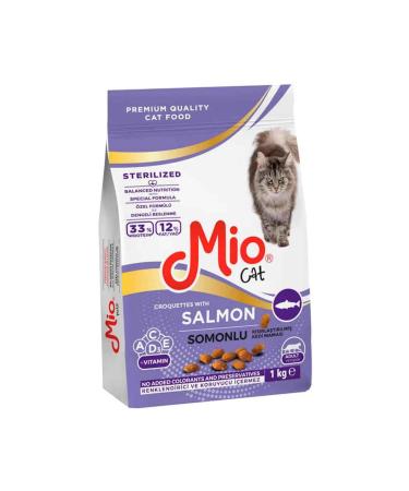 Mio Mio Salmon Sterilized Cat Food 1 Kg