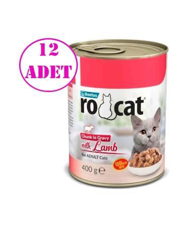 Rocat Ro Cat Lamb Meat Cat Canned Food 400 Gr 12 AD