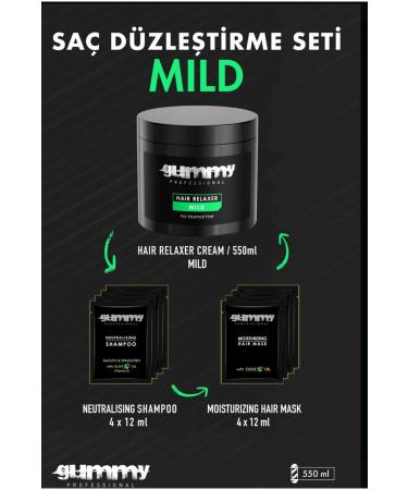 Gummy Hair Straightening Set - Black - Buy Online on GoSupps.com