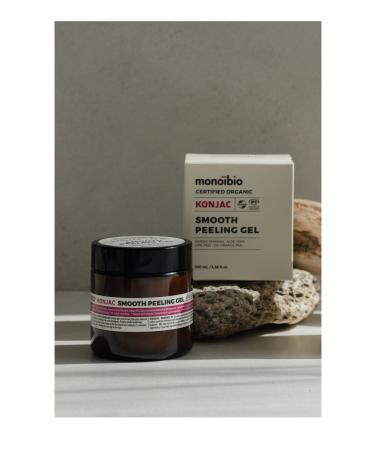 Monoibio Organic Certified Peeling Gel - Konjac Smooth Peeling Gel 100 ml - Buy Online on GoSupps.com