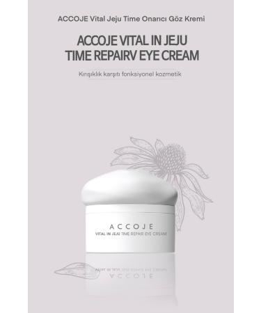 ACCOJE Jeju Time Repair Eye Cream - Anti-Aging Eye Contour Care from Korea