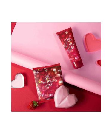 Oriflame Love At First Sight Fresh Strawberry Scented Hand Cream and Love At First Sight Romantic Heart Soap