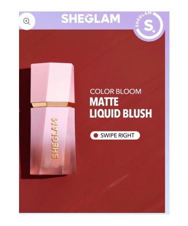 SHEGLAM Matte Liquid Blush Swipe R ght