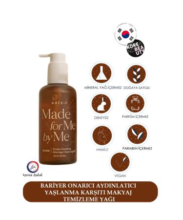 AXIS-Y Biome Resetting Moringa Cleansing Oil 200ml Barrier Repair Makeup Remover Oil