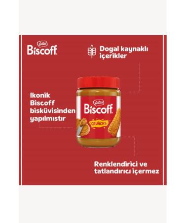 Lotus Biscoff Crunchy Spread Biscuit Cream 380 gr Biscoff Caramelized Biscuit 125 gr - Buy Online on GoSupps.com